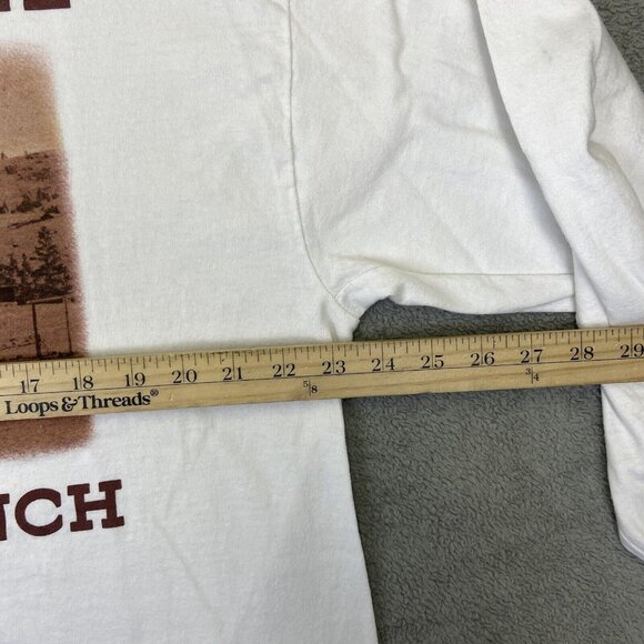 Yellowstone Dutton Ranch Long Sleeve T Shirt Size XL White - Picture 8 of 10